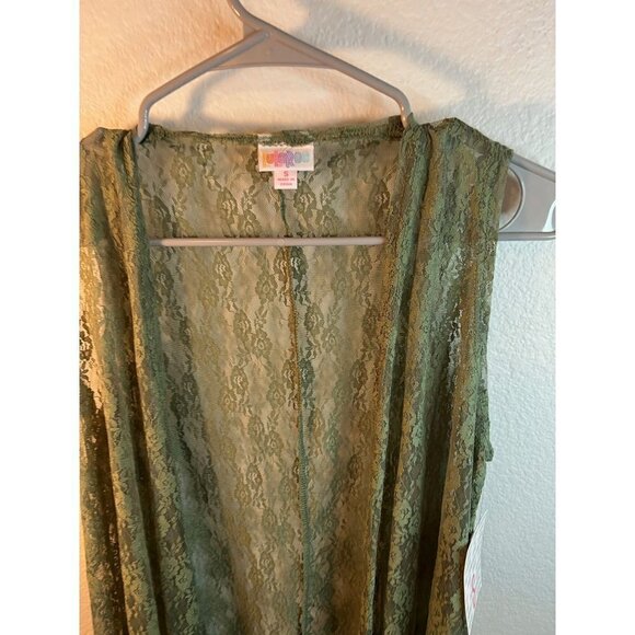 nwt olive green lace over up size s - Picture 2 of 3